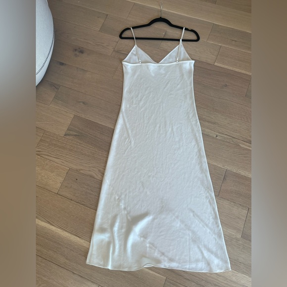 WILFRED CHAMPAGNE SLIP DRESS - SIZE M - LIKE NEW - Picture 2 of 3